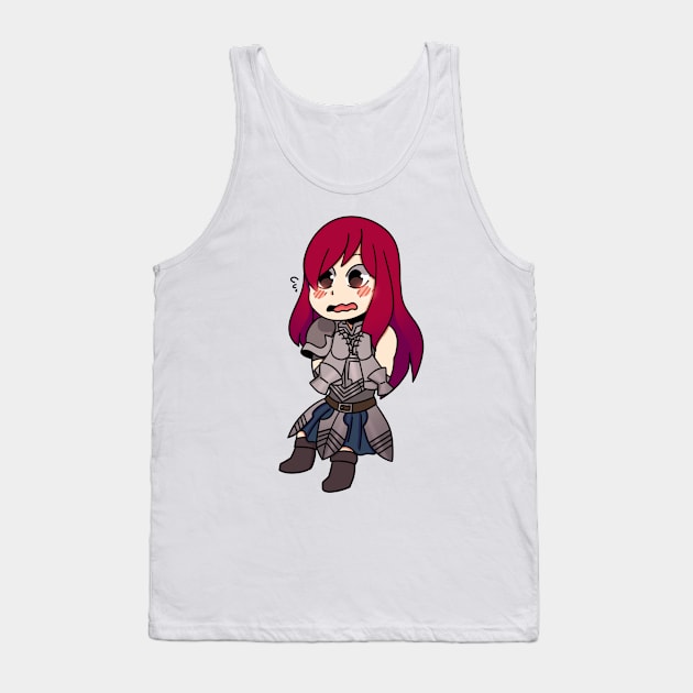 Chibi Erza Tank Top by Dragnoodles